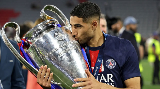 Achraf Hakimi, câștigător Champions League cu PSG în 2025