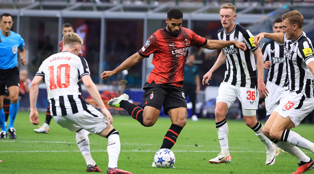 AC Milan și Newcastle au remizat 0-0 în primul meci din grupele Champions League 2023-2024