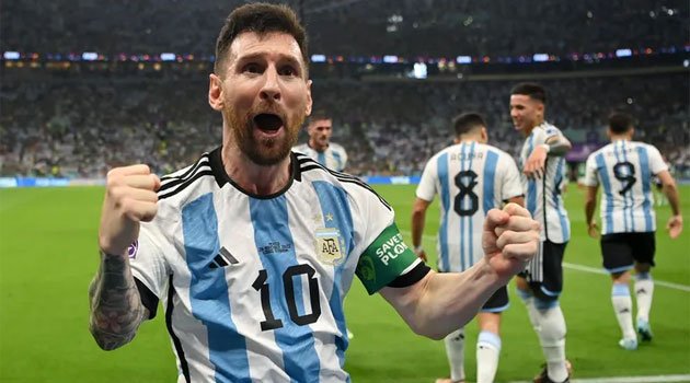Lionel Messi a marcat primul gol al meciului Argentina - Mexic de la Campionatul Mondial 2022