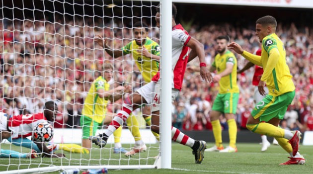 Arsenal a câștigat meciul cu Norwich city printr-un gol al lui Aubameyang