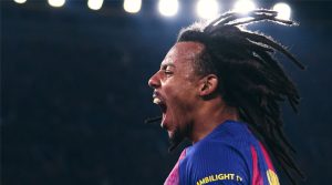 Dublă Jules Kounde în FC Barcelona - Eintracht Frankfurt 2-1