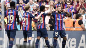 Memphis Depay a marcat primul său gol al sezonului în meciul Barcelona - Elche 3-0
