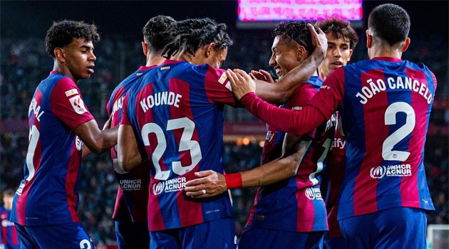Raphinha a marcat unicul gol al meciului Barcelona - Las Palmas 1-0