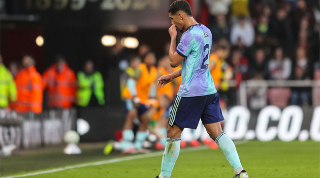 Eliminarea lui William Saliba, decisivă în meciul Bournemouth - Arsenal 2-0