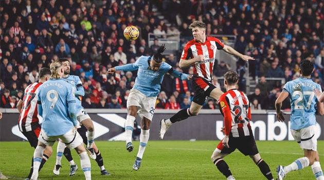 Norgaard, gol egalizator în Brentford - Manchester City 2-2
