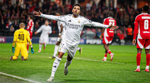 Rodrygo, dublă în meciul Brest - Real Madrid 0-3