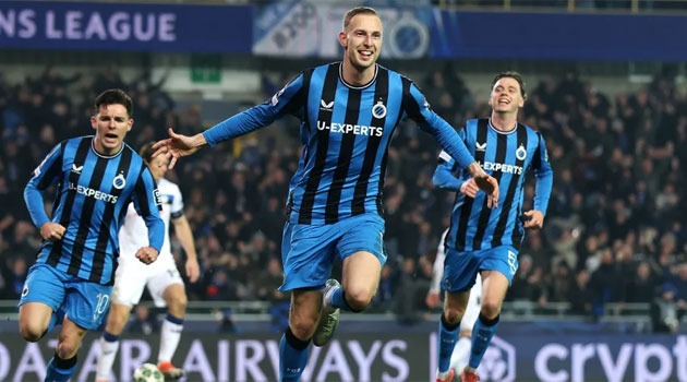 Gustaf Nilsson, gol decisiv în Club Brugge - Atalanta 2-1