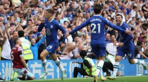 Kai Havertz a marcat golul victoriei în meciul Chelsea - West Ham 2-1