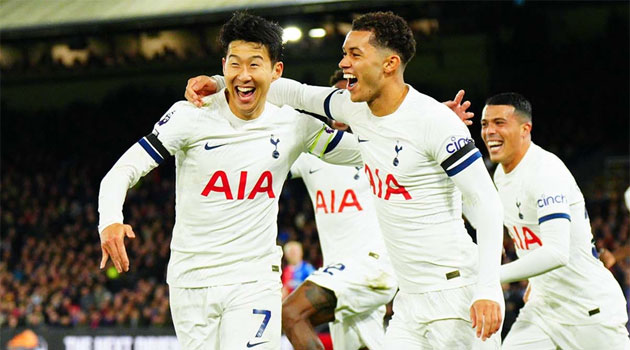 Heung-min Son, marcator în meciul Crystal Palace - Tottenham 1-2