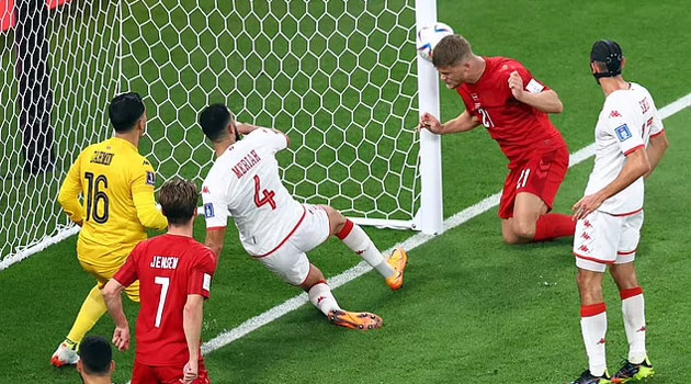 Ratare uluitoare a lui Cornelius în meciul Danemarca - Tunisia, prima remiză albă de la Campionatul Mondial 2022