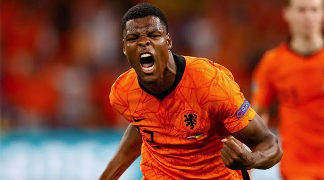 Denzel Dumfries a marcat golul decisiv în Olanda - Ucraina 3-2 la EURO 2020