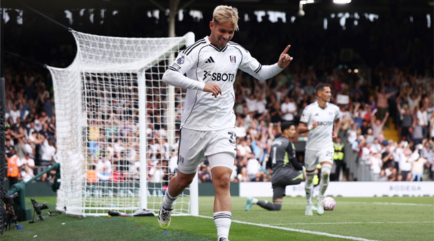 Smith Rowe, gol egalizator în meciul Fulham - Manchester United 1-1