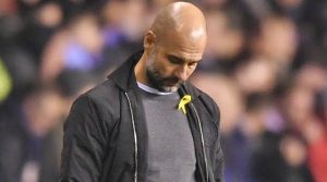 Pep Guardiola, antrenorul lui Manchester City
