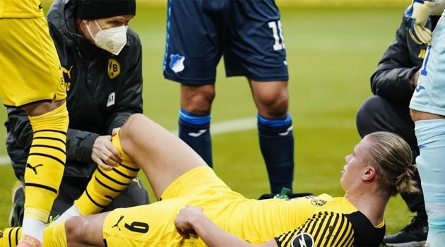 Haaland, accidentat în meciul Hoffenheim - Dortmund 2-3