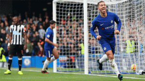 Eden Hazard a marcat două goluri în meciul Chelsea - Newcastle 3-1