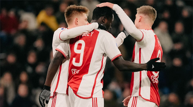 Dublă pentru Brian Brobbey în meciul Heracles Almelo - Ajax Amsterdam 2-4