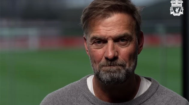 Jurgen Klopp, anunțându-și la Liverpool TV decizia de a părăsi echipa la finalul sezonului