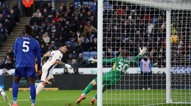 Enzo Fernandez, marcator în meciul Leicester City - Chelsea 1-2