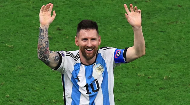 Leo Messi, în tricoul Argentinei la Campionatul Mondial 2022 din Qatar