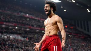 Mohamed Salah a marcat golul 250 pentru Liverpool în victoria 2-0 cu Aston Villa