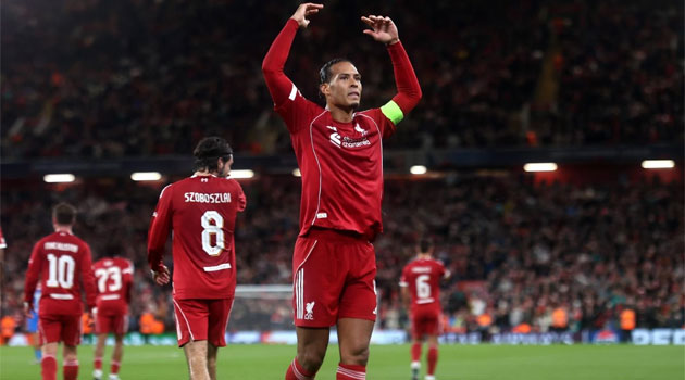 Virgil van Dijk a marcat în prelungiri golul decisiv în Liverpool - Atletico 3-2