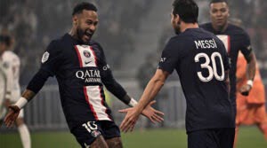 Messi a marcat din pasa lui Neymar golul meciului Olympique Lyon - PSG 0-1