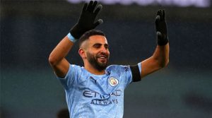 Riyad Mahrez a marcat un hattrick pentru Manchester City contra lui Burnley (noiembrie 2020)