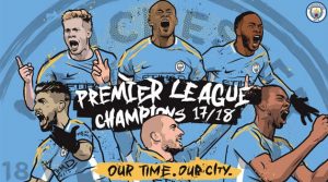Manchester City, campioana Premier League în sezonul 2017-2018
