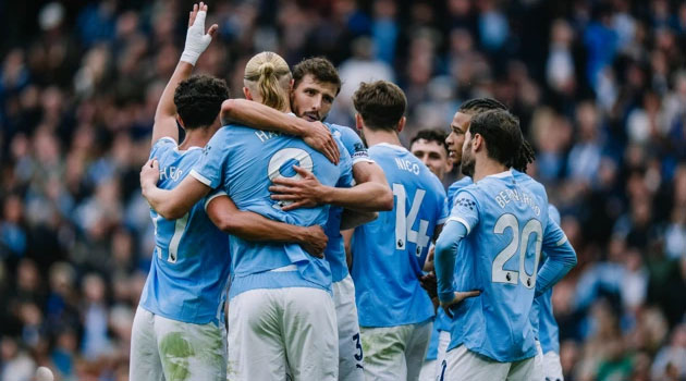 Victorie la scor pentru Manchester City, 5-1 cu Burnley