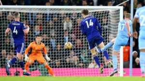 Kevin de Bruyne a marcat cel mai frumos gol al meciului Manchester City - Leeds United 7-0