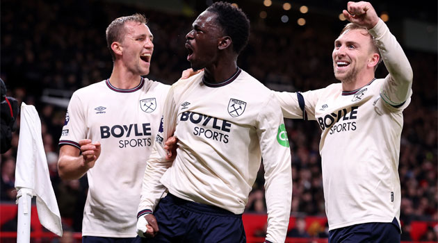 West Ham United a scos un egal important pe terenul lui Manchester United, scor 1-1