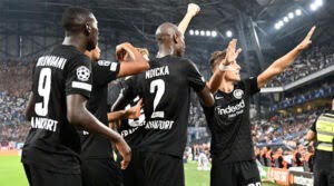 Eintracht Frankfurt a obținut pe terenul lui Olympique Marseille prima sa victorie în Champions League