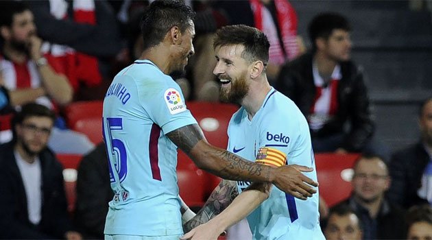 Messi și Paulinho au semnat victoria Barcelonei la Bilbao