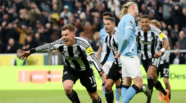 Dublă pentru Harvey Barnes în Newcastle - Manchester City 2-1