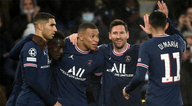 Messi și Mbappe au reușit câte o dublă în meciul PSG - Club Brugge, scor 4-1
