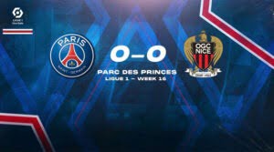 PSG - Nice 0-0, Ligue 1, 1 decembrie 2021