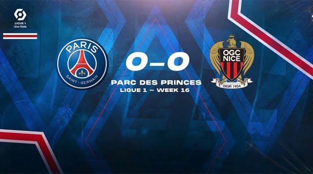 PSG - Nice 0-0, Ligue 1, 1 decembrie 2021