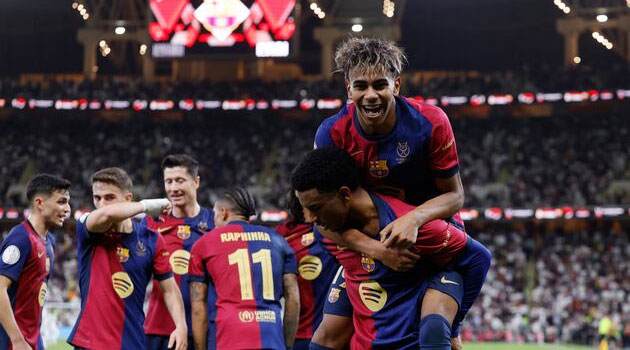 FC Barcelona a câștigat Supercupa Spaniei 2025, 5-2 cu Real Madrid în Arabia Saudită
