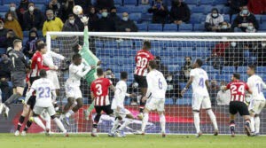 Thibaut Curtois, salvatorul lui Real Madrid în meciul cu Athletic Bilbao (1-0)