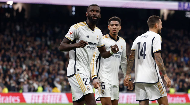 Rudiger a marcat unicul gol al meciului Real Madrid - Mallorca 1-0 (sursa foto:realmadrid.com)