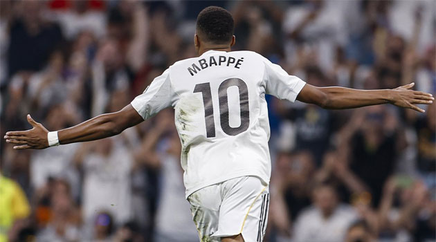 Gol din penalty pentru Kylian Mbappe în Real Madrid - Osasuna 1-0