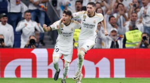 Fran Garcia și Fede Valverde, doi dintre progranonișii meciului Real Madrid - Real Sociedad 2-1