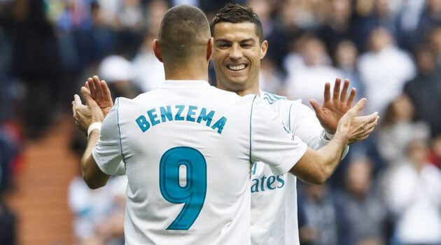 Ronaldo și Benzema au marcat câte un gol în victoria lui Real Madrid cu Malaga, 3-2
