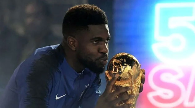Samuel Umtiti, campion mondial cu Franța în 2018