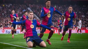 Fermin Lopez, marcator în meciul Sevilla - Barcelona 1-4