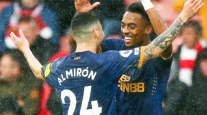 Almiron a deschis scorul în meciul Southampton - Newcastle, scor final 1-4