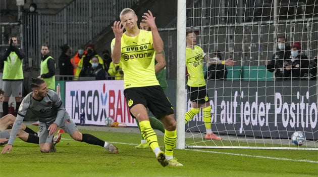 Haaland nu a putut salva Borussia Dortmund de la înfrângere pe terenul lui St. Pauli, scor 1-2