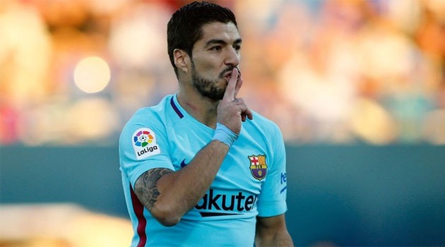 Luis Suarez în meciul Leganes - Barcelona (2017)